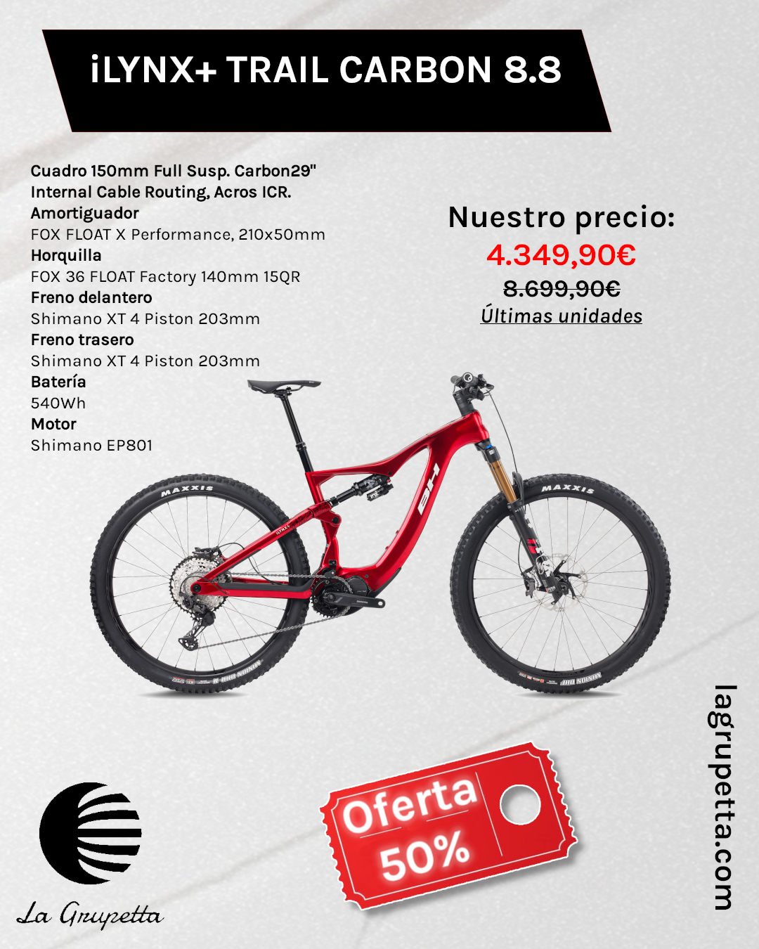 Bh ILynx Trail Carbon Pro 8,8